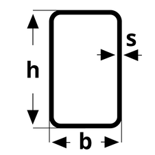 Tube de précision rectangulaire